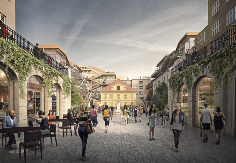 Heatherwick Studio обновит квартал в историческом центре Праги Heatherwick Studio обновит квартал в историческом центре Праги