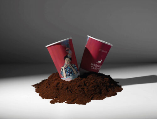 Искусство на стаканчиках: коллаборация музея Эрарта и Baggins Coffee