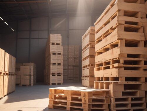 Новые деревянные поддоны доступны по цене