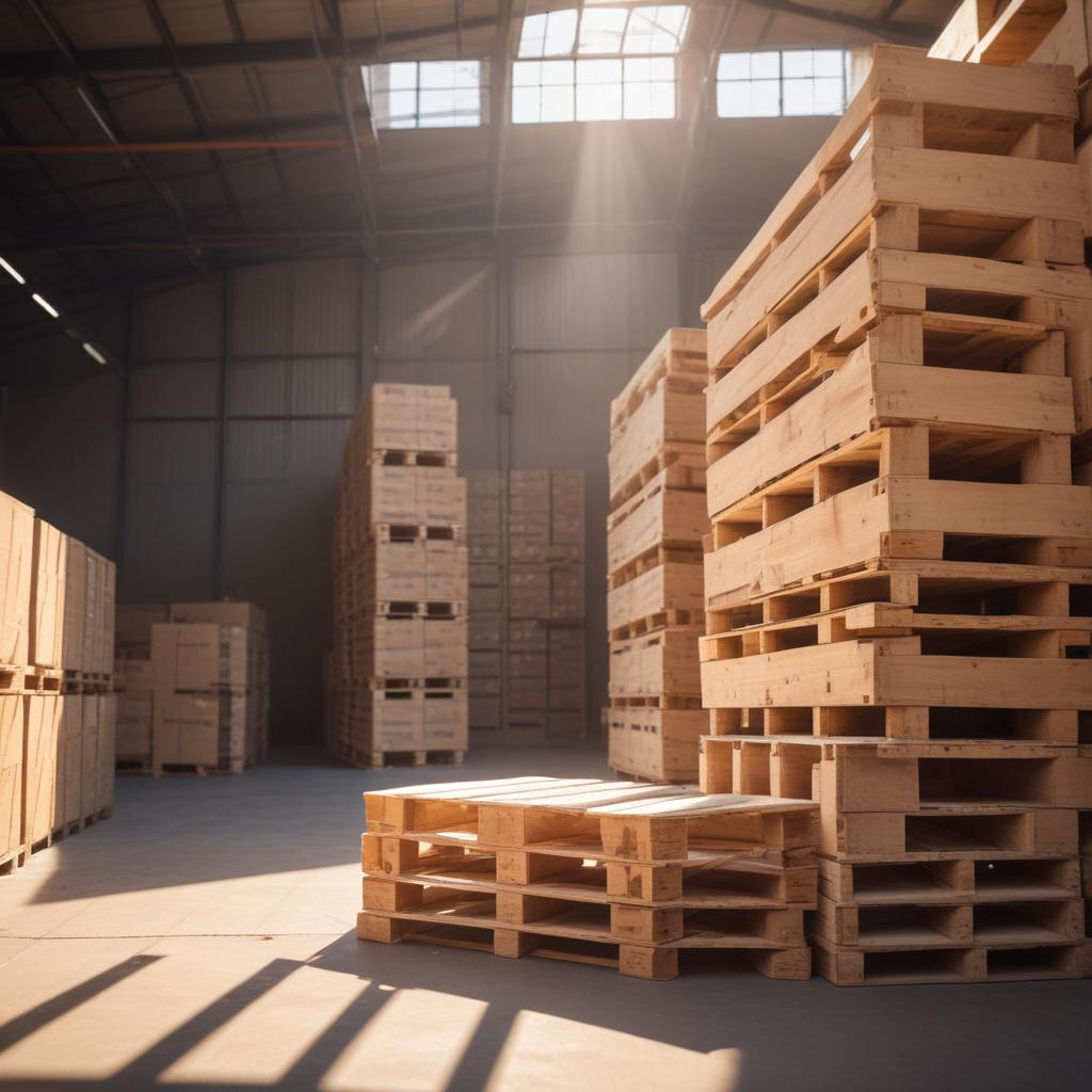 Новые деревянные поддоны доступны по цене