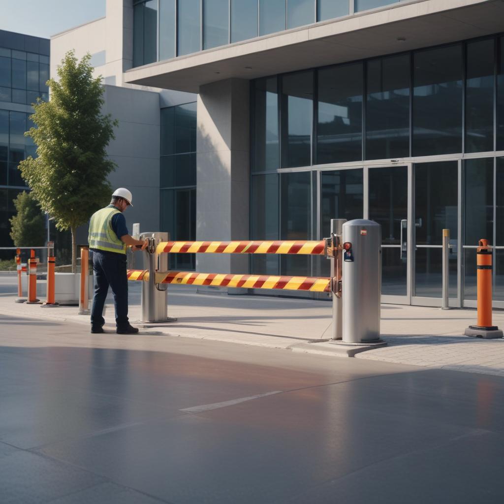 Установка автоматических шлагбаумов под ключ по доступной цене