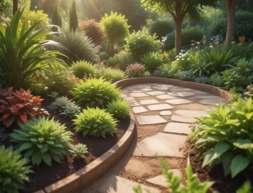 Услуги студии ландшафтного дизайна включают разработку проектов озеленения, подбор растений и работу с почвами