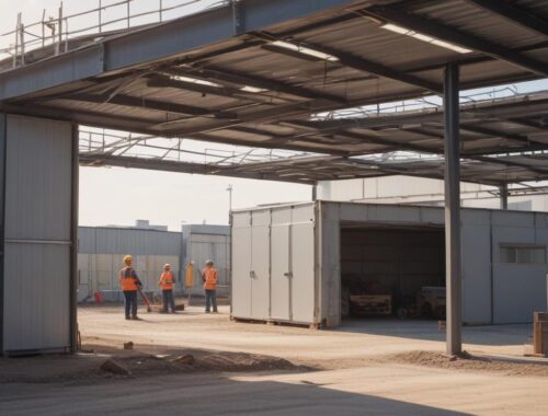 Модульные гаражи: принципы сборки и применение технологий модульного строительства