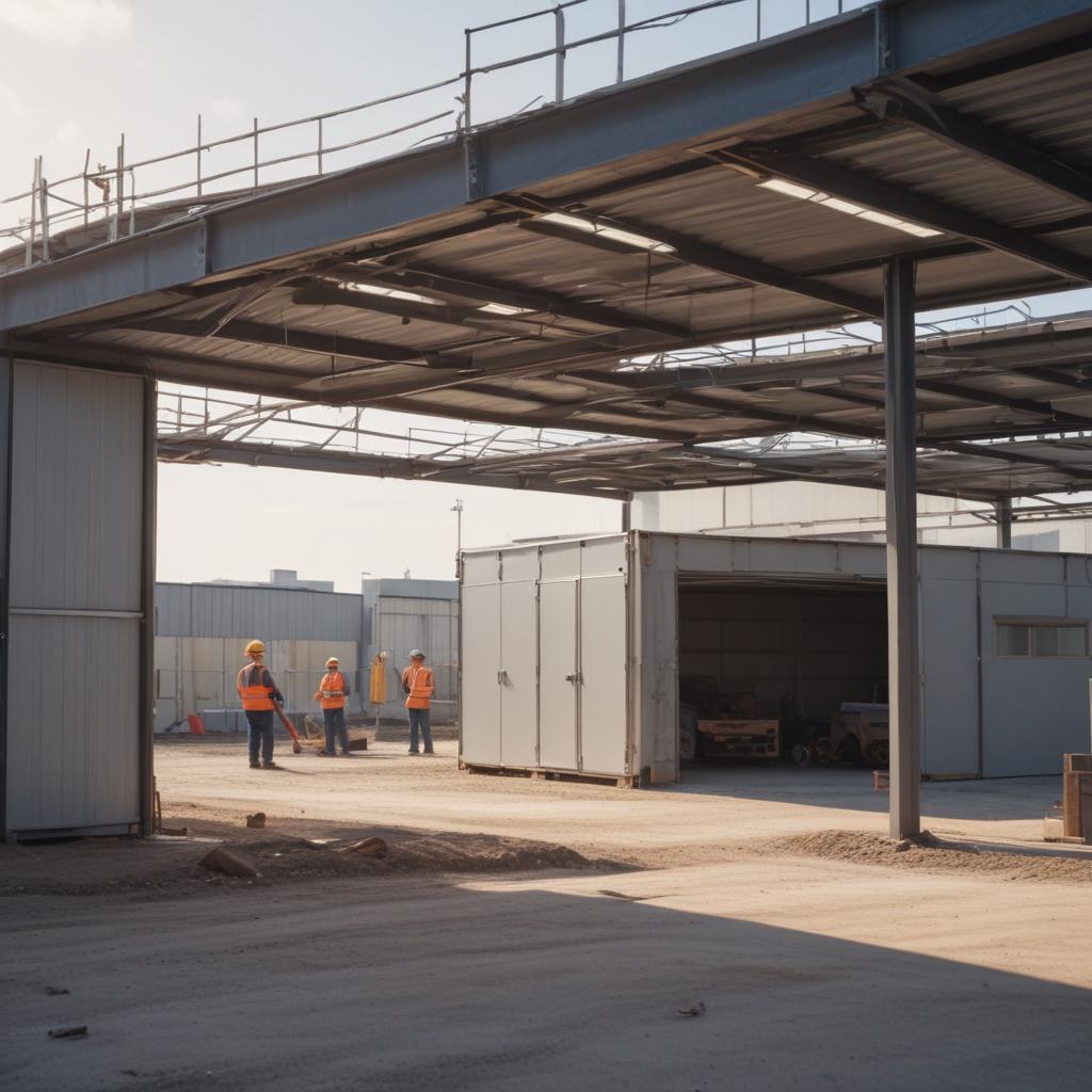 Модульные гаражи: принципы сборки и применение технологий модульного строительства