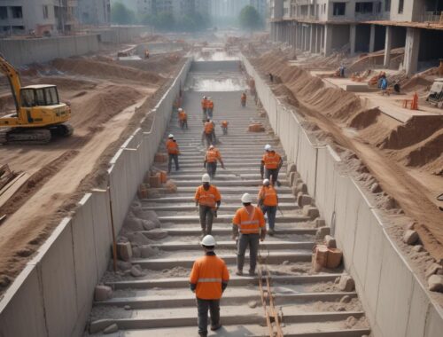 Изготовление бетонных лестниц: технология отлива и этапы работ