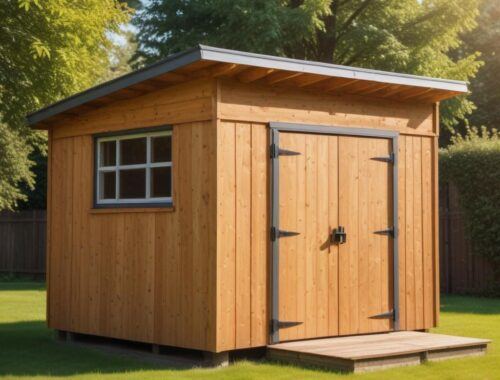 бытовка со сборкой на участке