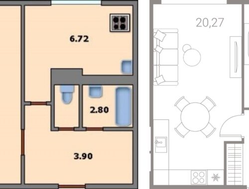 Евродвушка — что это и почему в России не популярны советские планировки