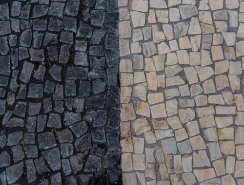 Укладка тротуарной плитки на старое бетонное покрытие